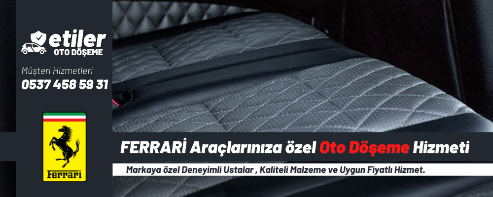 FERRARI F8 Oto Döşeme Hizmetleri
